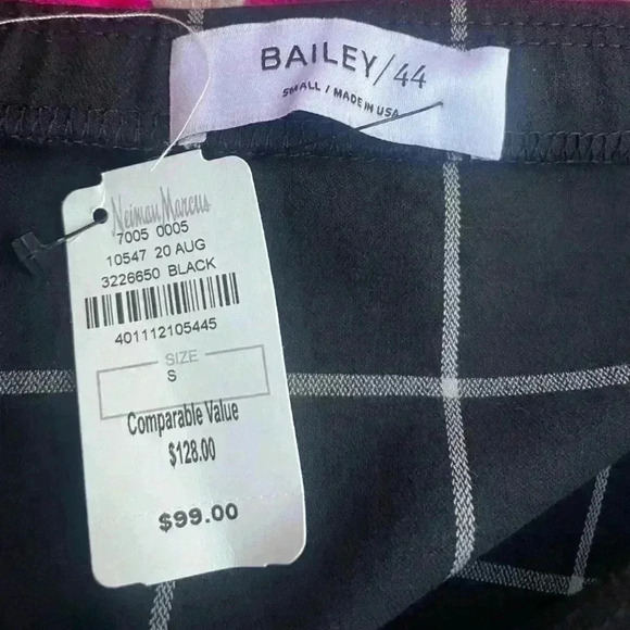 Bailey / 44 Black Chequered A-Line Skirt for Women NWT size small - Picture 7 of 8